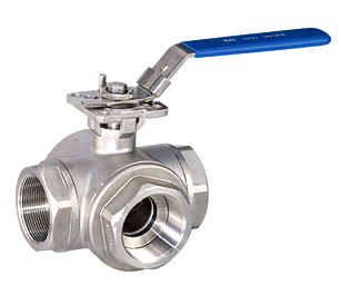 3-Way Ball Valve (Threaded End) BX - NVS (Taiwan)