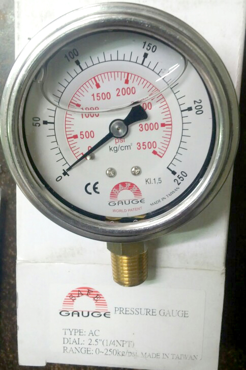 Pressure gauge - SAFE GAUGE AC-A